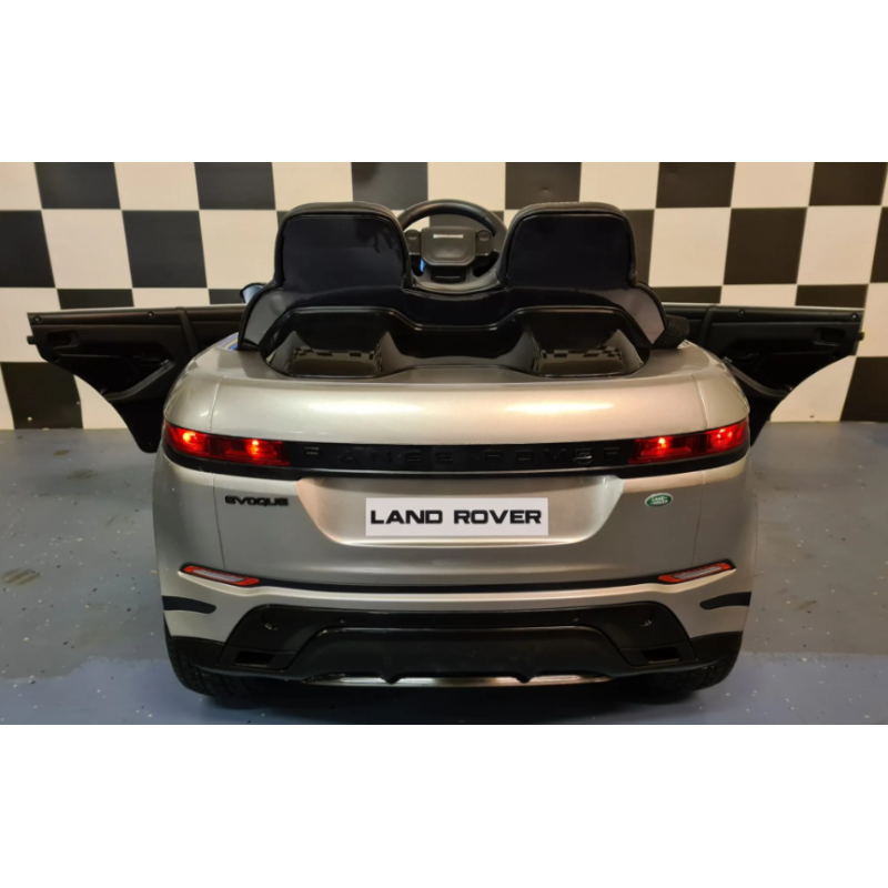 Elektriskā rotaļu mašīna Range Rover Evoque 4x4 pelēka C4K0099 