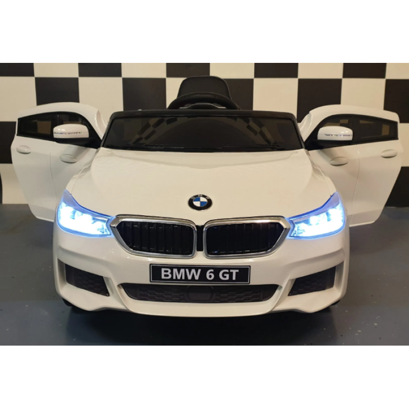 Elektriskā rotaļu mašīna BMW GT balta C4K2164