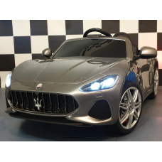 Elektriskā rotaļu mašīna Maserati Gran Cabrio pelēka C4K302 