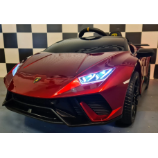 Elektriskā rotaļu mašīna Lamborghini Huracan sarkana C4K308