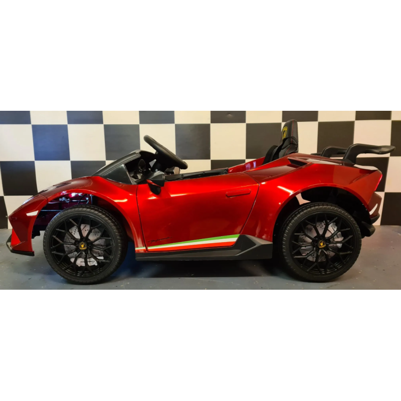 Elektriskā rotaļu mašīna Lamborghini Huracan sarkana C4K308