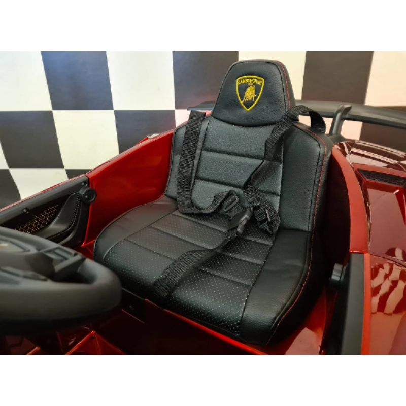 Elektriskā rotaļu mašīna Lamborghini Huracan sarkana C4K308