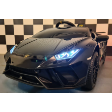 Elektriskā rotaļu mašīna Lamborghini Huracan melna C4K308