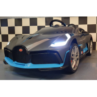 Elektriskā rotaļu mašīna Bugatti Divo 12V pelēka C4K338
