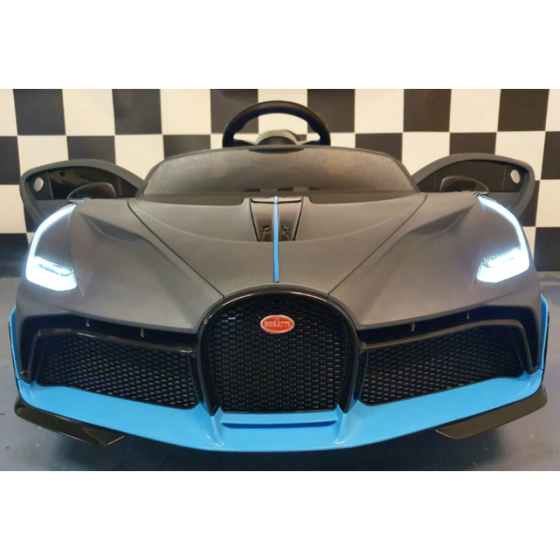 Elektriskā rotaļu mašīna Bugatti Divo 12V pelēka C4K338