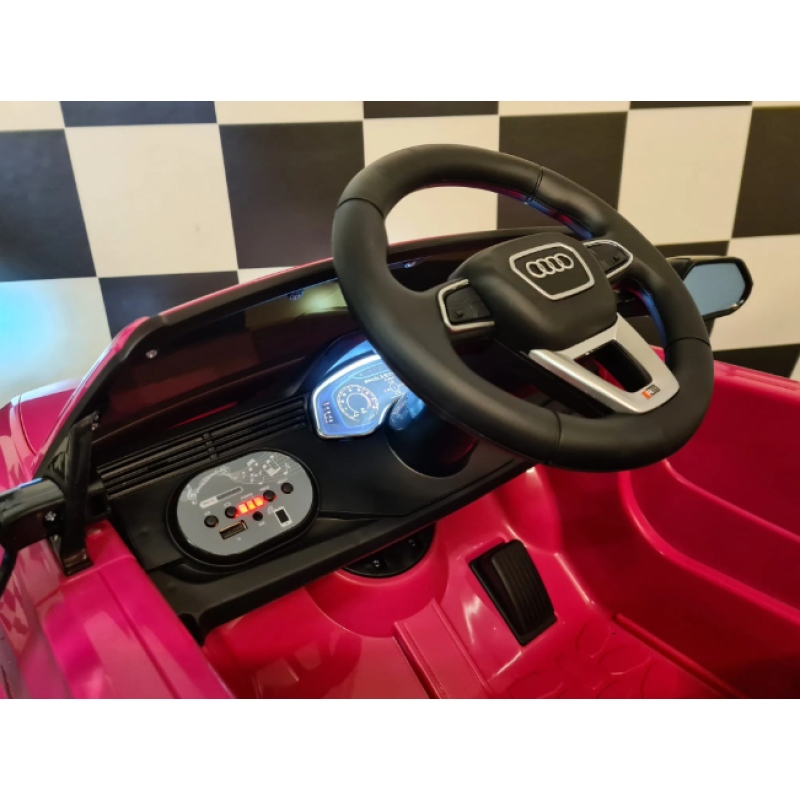 Elektriskā rotaļu mašīna Audi Q8 rozā C4K518