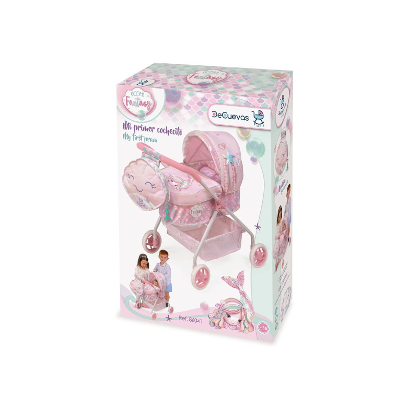 DeCuevas Toys Leļļu rati ar somu Ocean Fantasy L86041