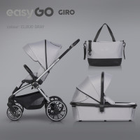 EasyGo Rati 2 vienā Giro cloudy grey