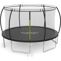Funfit Batuts Premium Garden 465 cm ar tīklu un kāpnēm 3124