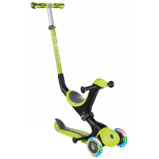 Globber Scooter 4in1 Go Up Deluxe Lights lime 646