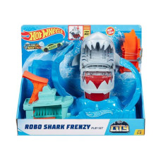 Hot Wheels Robo Shark Frenzy Play Set GJL12