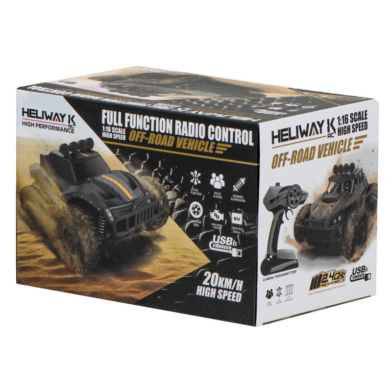 Radiovadāma mašīna Off-road drift car brūna KX6414_2