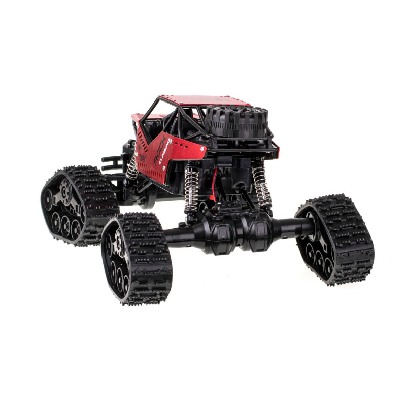 Radiovadāma mašīna Rock Crawler 2 vienā 4x4 LHC012 sarkana KX6967_1