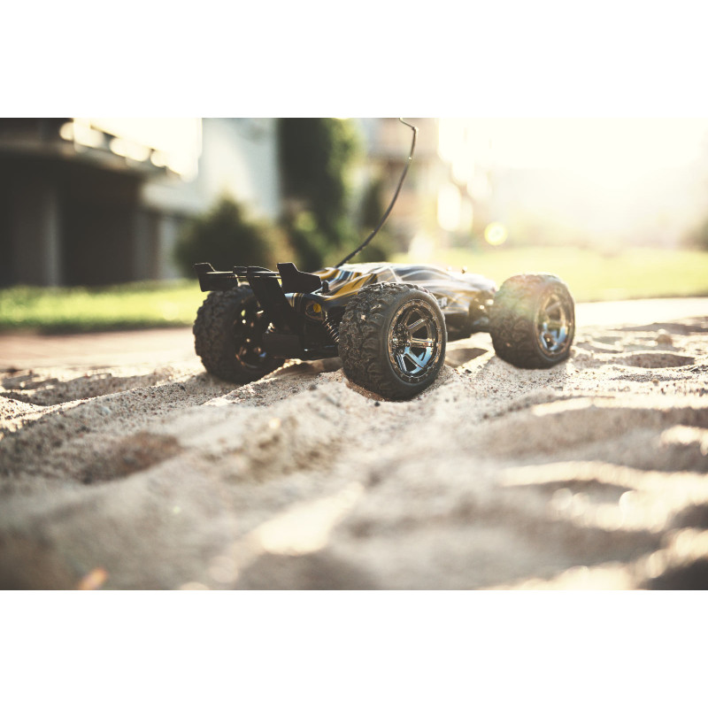 NQD Radiovadāma mašīna Land Buster 4x4 USB 1:12 dzeltena KX9047_2