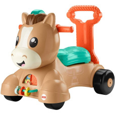 Fisher Price Muzikālā stumjamā rotaļlieta Walk Bounce & Ride Pony 58563