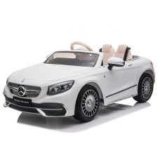 Elektriskā rotaļu mašīna Mercedes Maybach 12V balta 51224