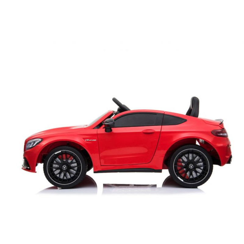 Elektriskā rotaļu mašīna Mercedes Benz C63 12V sarkana 55938