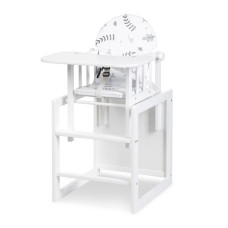 Klups Feeding chair transformer Lily white 534622_b
