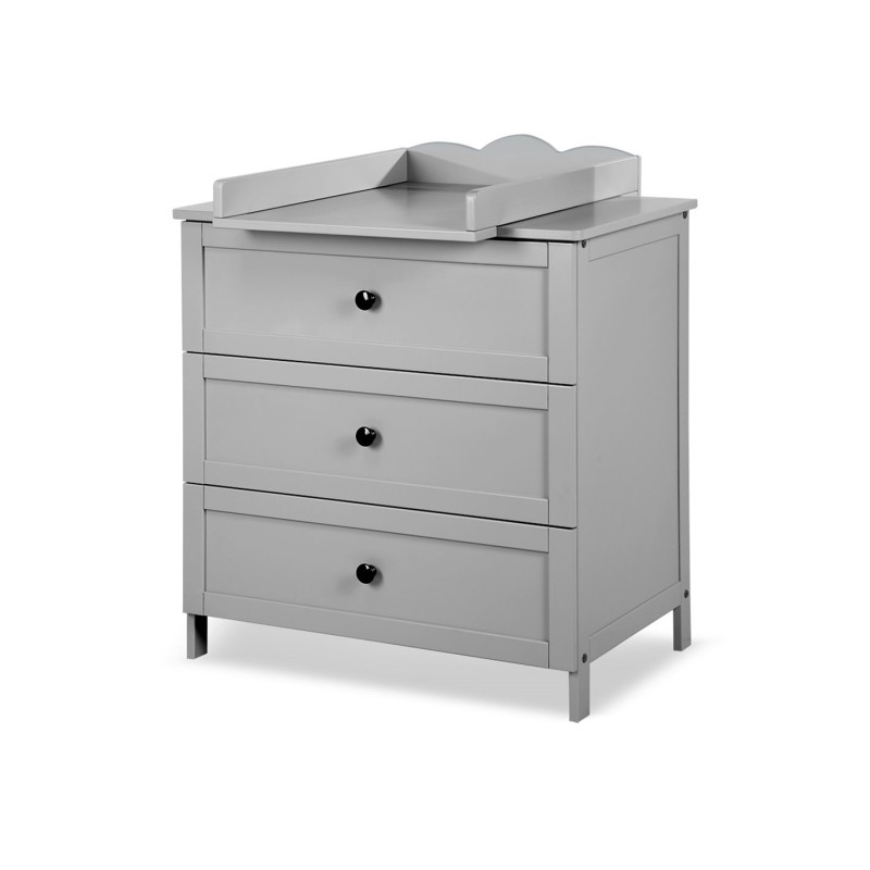 Klups Kumode Oliver ar pārtinamo virsmu pelēka 4637