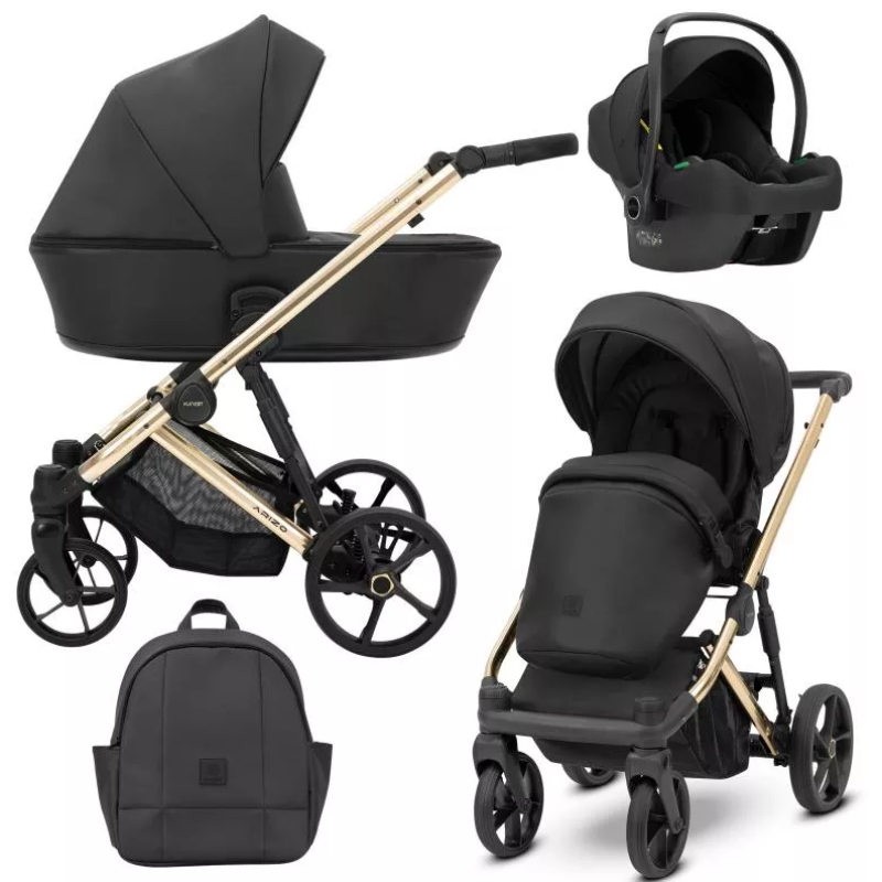 Kunert Rati 3 vienā Arizo Eco Leather melni ARE11