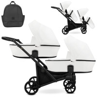 Kunert Dvīņu rati 2 vienā Brav Duo Eco white BD12