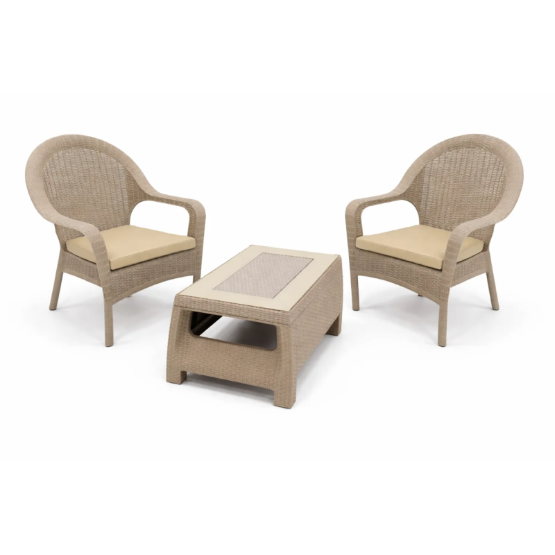 Kunert Dārza mēbeļu komplekts Aura cappuccino 30823