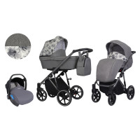 Kunert Rati 3 vienā Molto graphite jeans flowers MO07