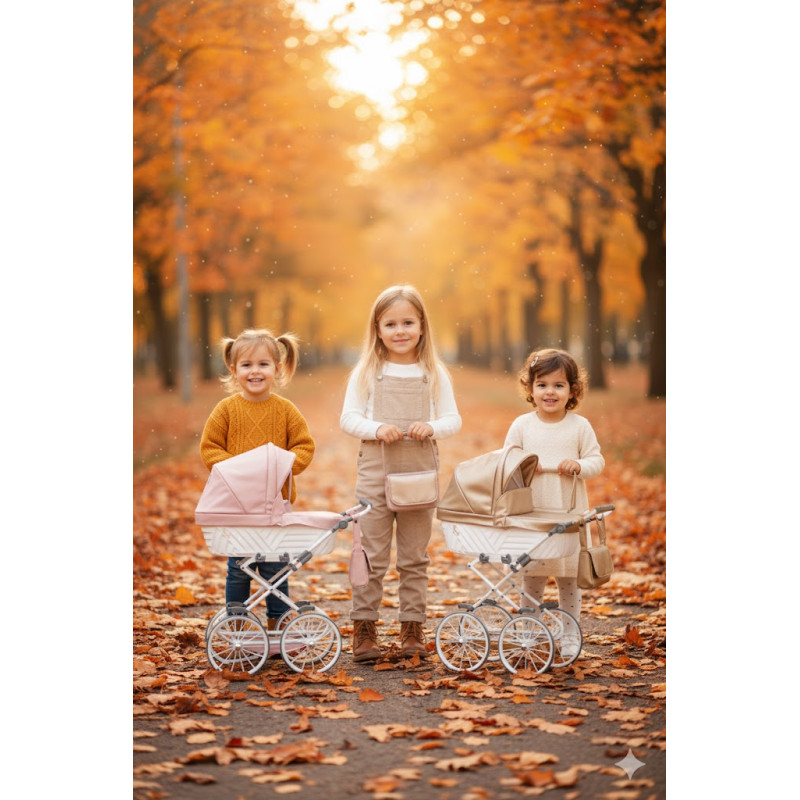 Kunert Leļļu rati Rossie Pinc Metallic Eco ROS01