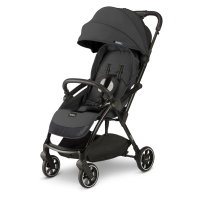 Leclerc Baby Pastaigu rati Magic Fold Plus melni