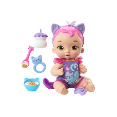 Mattel My Garden Baby Snack & Snuggle Baby Kitten Doll lelle mazulis HHP28 