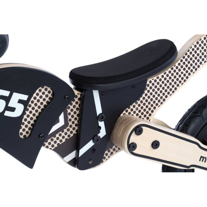 Moovkee Bērnu koka skrejritenis Alex melns 0C062