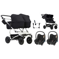 Mountain Buggy Stroller for twins 3in1 Duet black