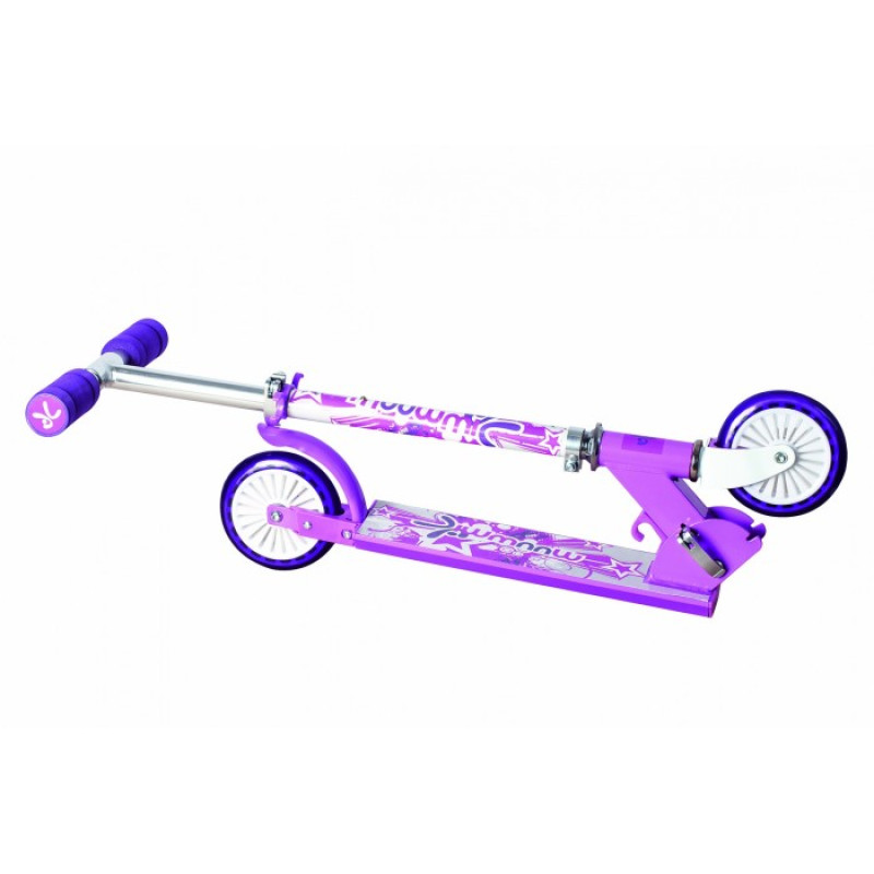 Muuwmi Skrejritenis Kiddyscooter Racing rozā AU507