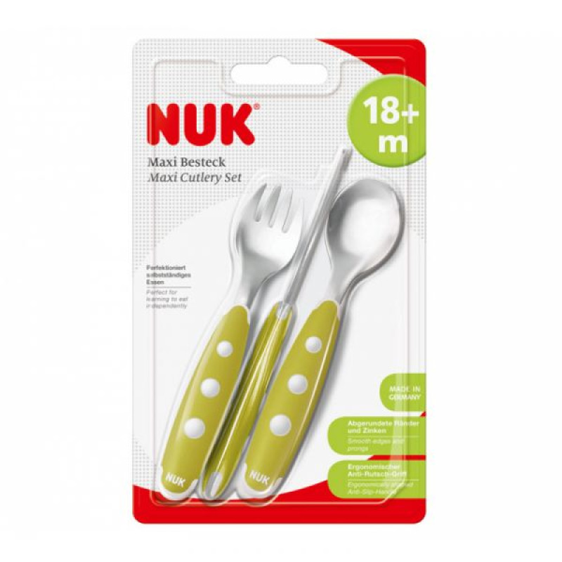 NUK Galda piederumu komplekts Maxi 18m+ SE84