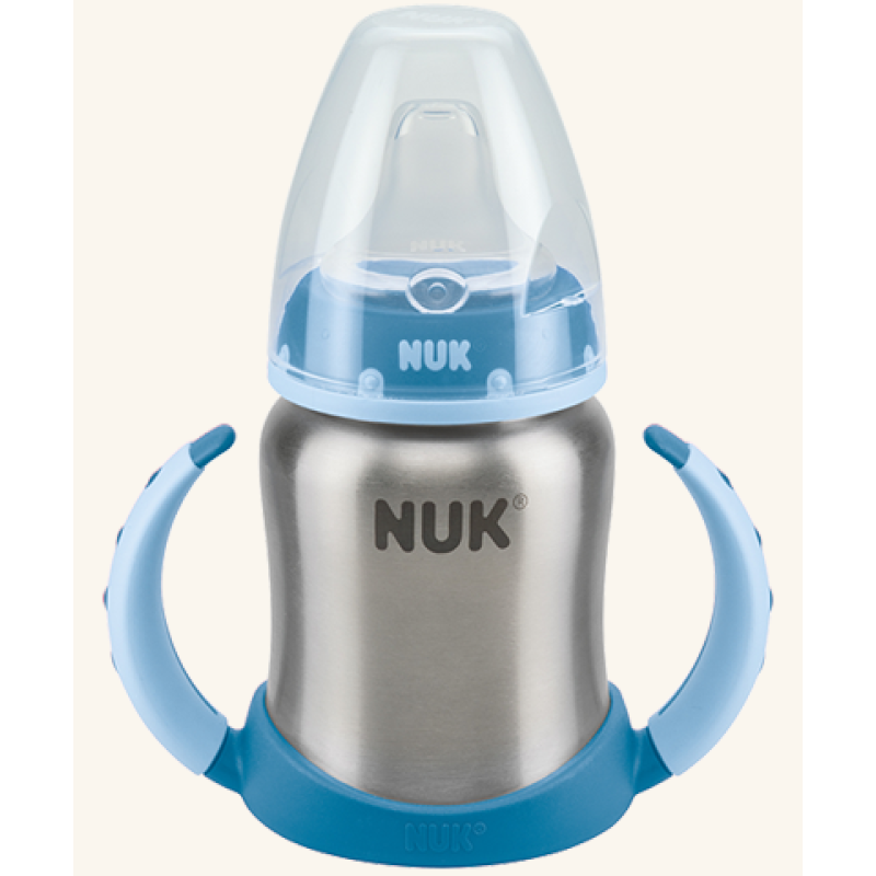 NUK Mācību termokrūze bērniem 6m+ 125ml zila SE98