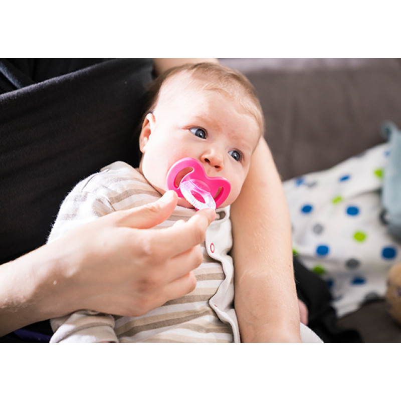 Nuvita Gumijas zobgrauznis 2m+ rozā 7003