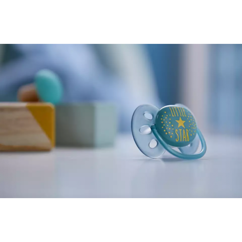 Philips Avent Māneklītis Ultra Soft DECO 6-18m zils 2 gab SCF223/01