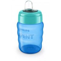 Philips Avent Mācību Krūzīte Easy Sip 260ml 9m+ silikona snīpis zila SCF553/05