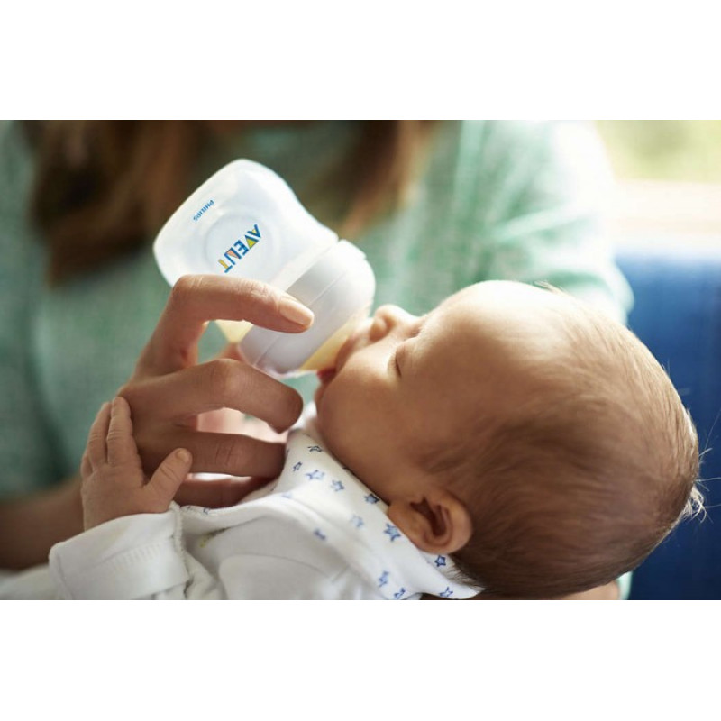 Philips Avent Natural Pudelīte 125ml jaundzimušā knupītis 0+ SCF030/17