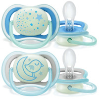 Philips Avent Māneklītis Ultra Air Night 6-18m zils 2gab SCF376/21
