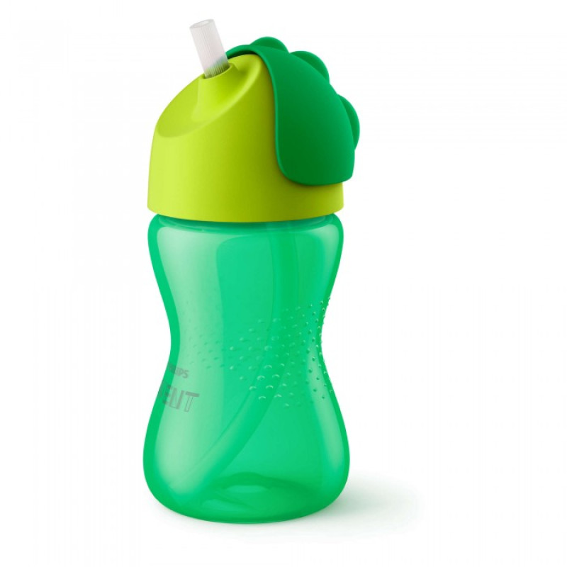  Philips Avent Mācību Krūzīte ar elastīgu salmiņu 300ml 12m+ zaļa SCF798/01
