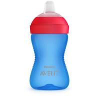 Philips Avent Mācību krūzīte ar mīkstu snīpi My Grippy 300ml 9m+ zila SCF802/01