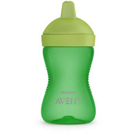 Philips Avent Mācību krūzīte ar cietu snīpi My Grippy 300ml 18m+ zaļa SCF804/03