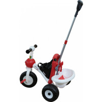 Polesie Trīsritenis Basic ar rokturi un siksnām 46215