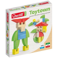 Quercetti Wooden blocks Toytown 15pcs. 0703