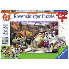 Ravensburger Puzzle 2x24 Cats R05012