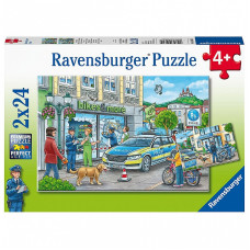 Ravensburger Puzle 2x24 Police at Work R05031