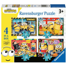 Ravensburger Puzle 4 in 1 Minions R05060