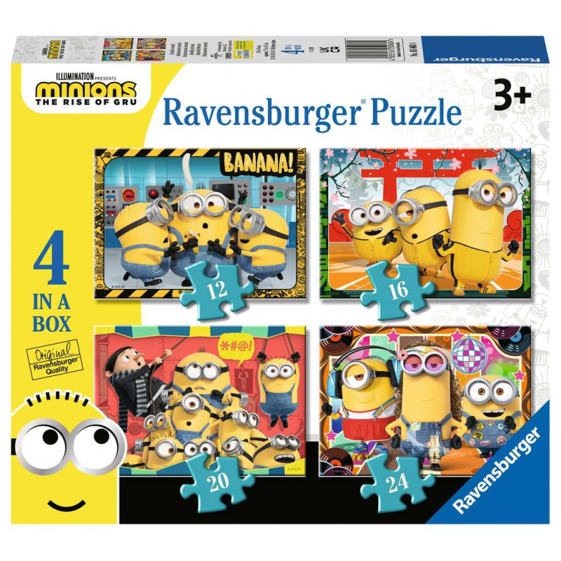 Ravensburger Puzle 4 vienā Minions R05060