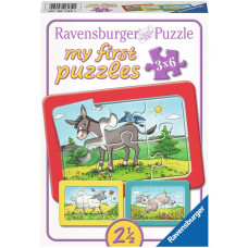 Ravensburger My first puzzle 3x6 Animals 06134